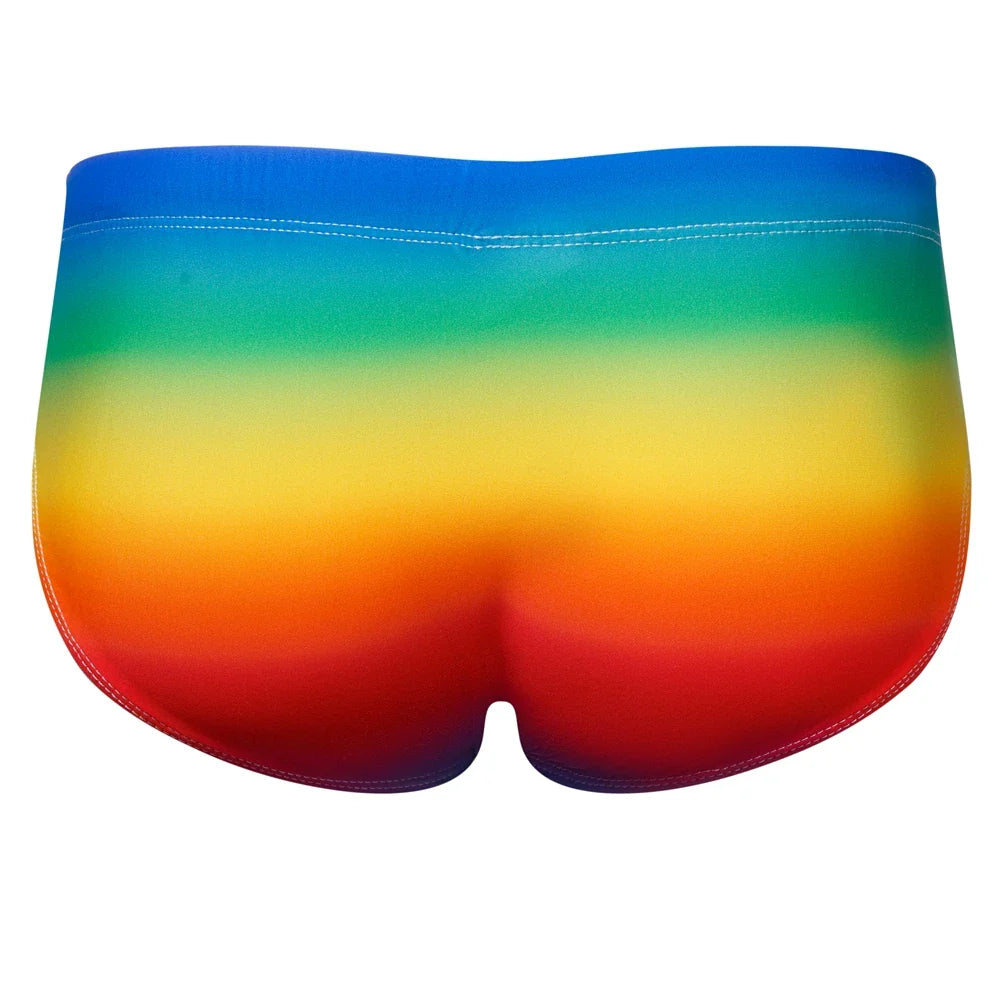 Colourful Design Bright Colour Options Briefs Swimwear Beach Short Swimsuit