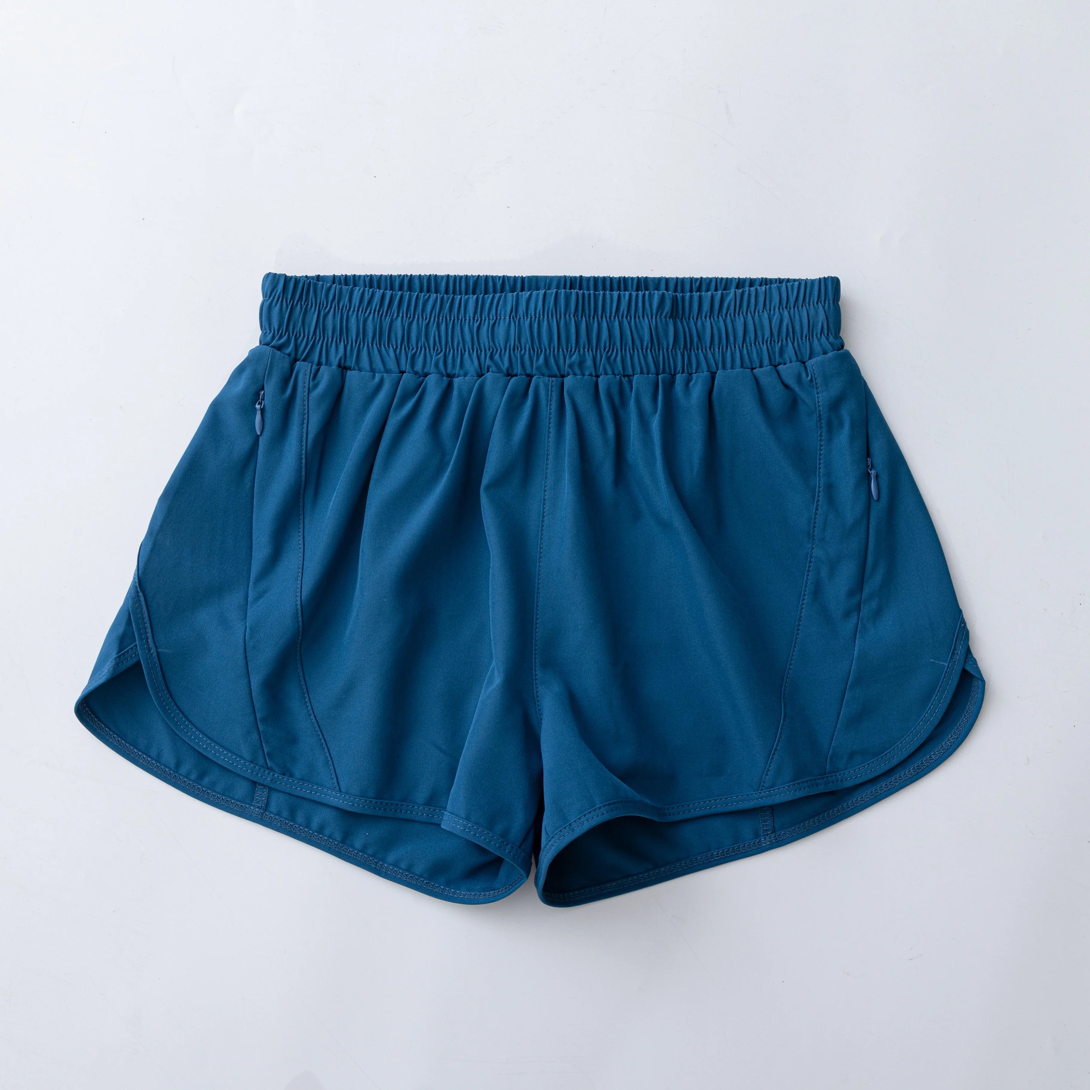 Women's Yoga Running Shorts High Waisted Quick Dry Athletic Shorts Sports Workout Gym Drawstring Shorts Pockets Sport Hot Pants