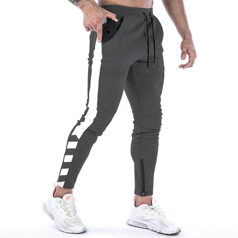 Sport Pants Men Training Jogging Trousers Quick Dry Fitness Running Pants Pocket Gym Sweatpants Male Sportswear