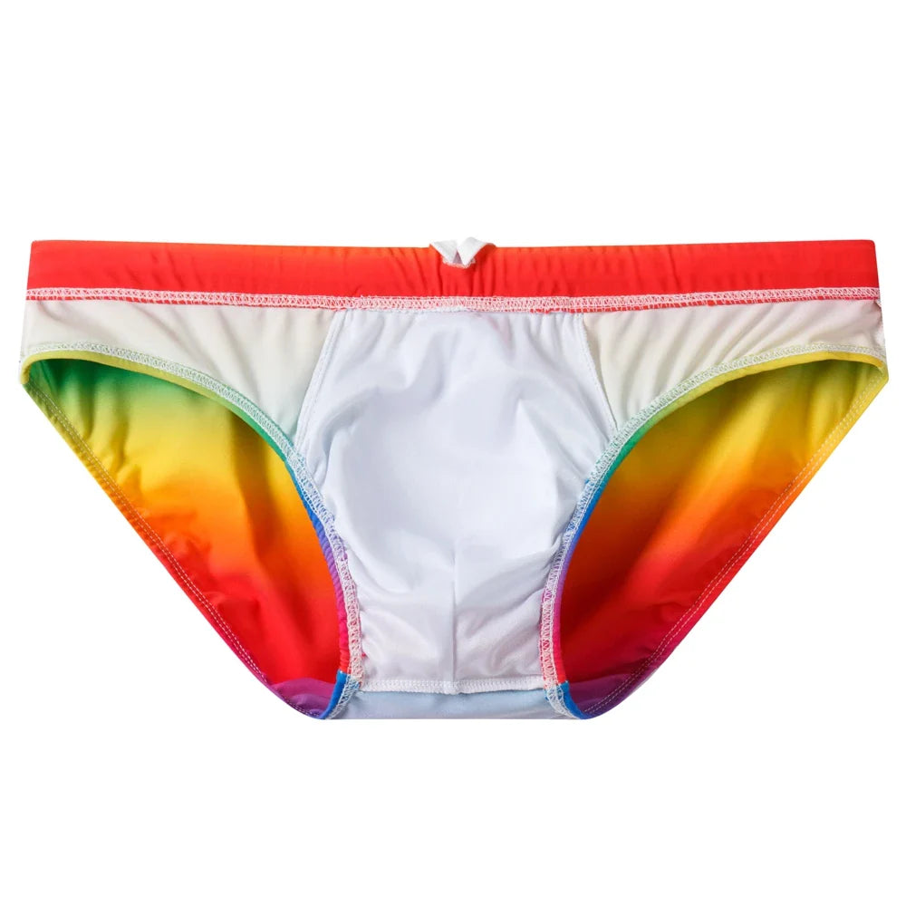 Colourful Design Bright Colour Options Briefs Swimwear Beach Short Swimsuit