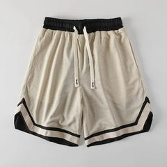 Mesh Quick Dry Training Male Short Pants Basketball Wide Loose Men's Shorts Sports Joggers Sweat Baggy