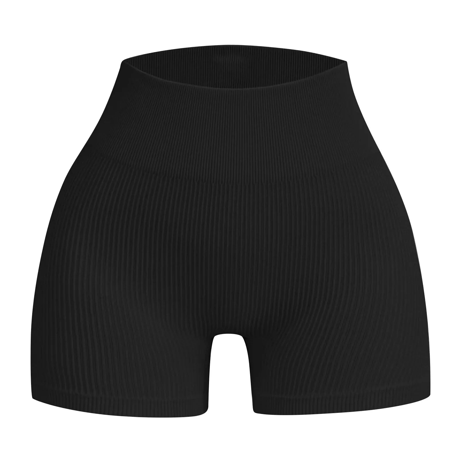 Women's High Waist Ribbed Seamless Yoga Shorts Squat Proof Hip Lifting Fitness Workout Running Sports Gym Leggings Sale