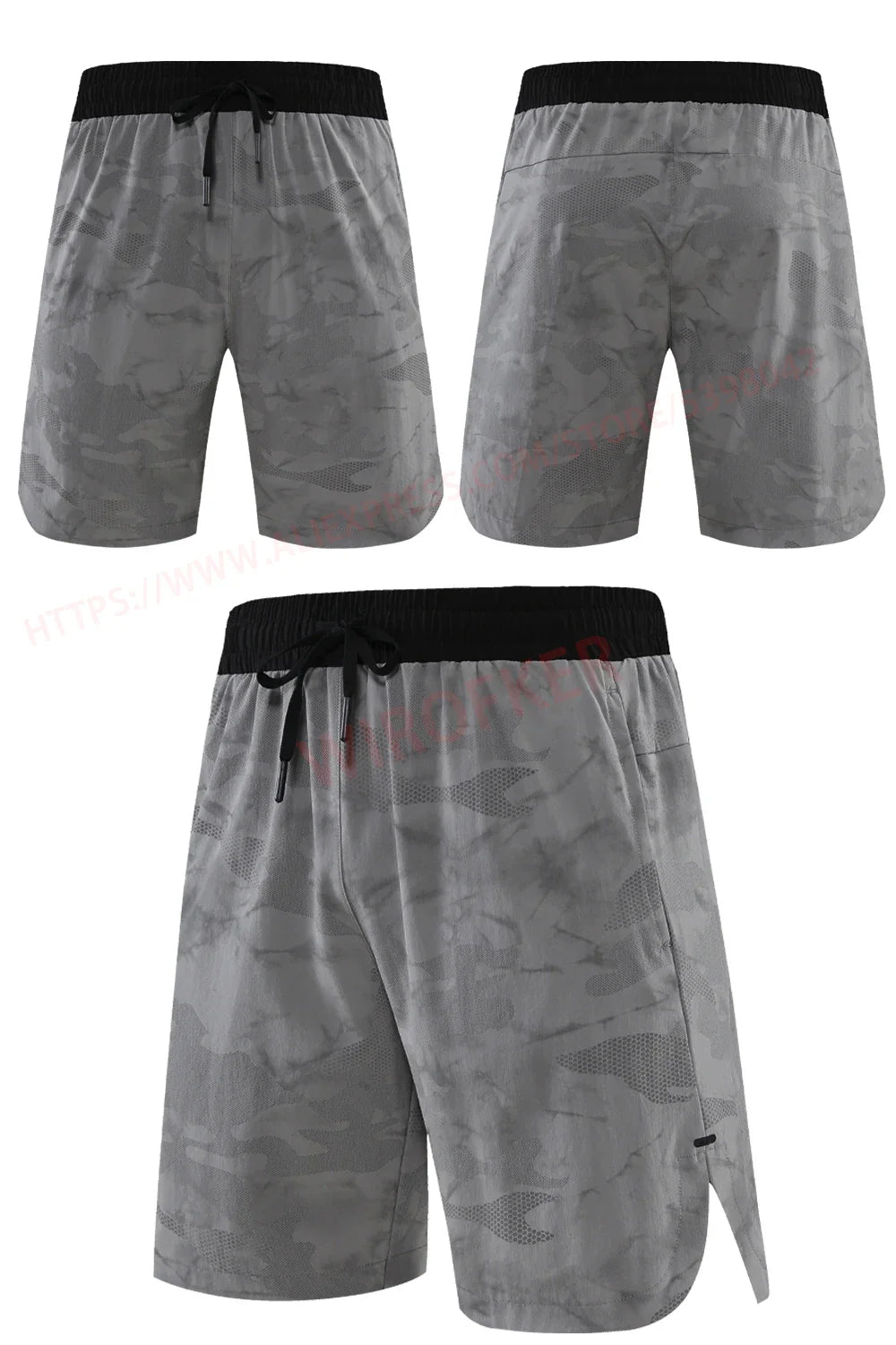 Men Fitness Shorts Quick Dry Sport Shirts Casual Beach Brand Short Camouflage Workout Running Shorts Breathable Gym Shorts