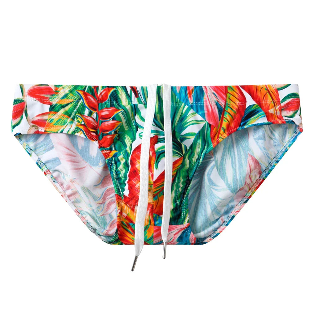 Colourful Design Bright Colour Options Briefs Swimwear Beach Short Swimsuit