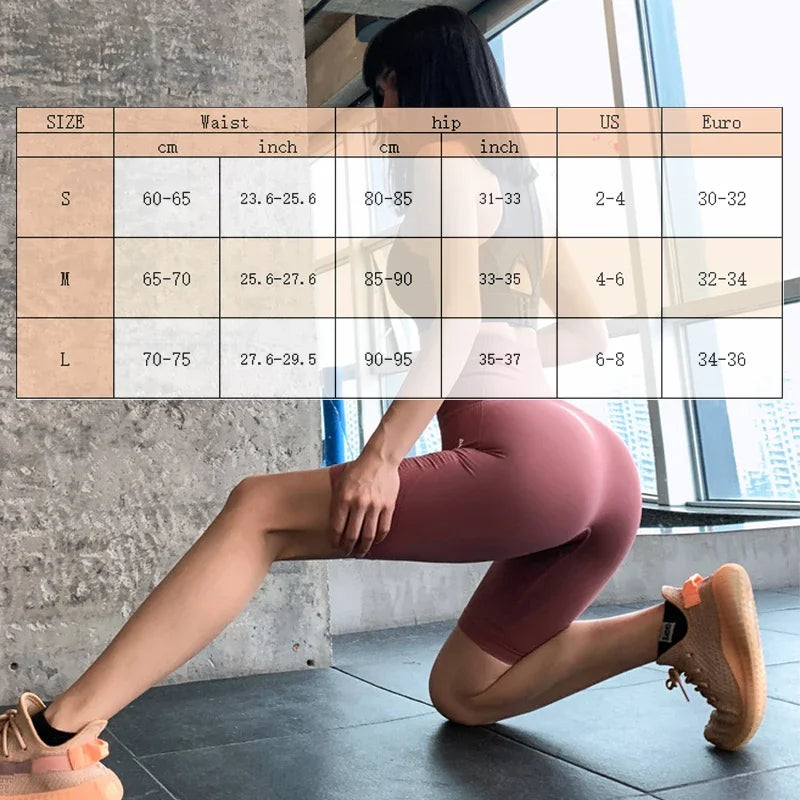 Yoga Stretchy Biker Yoga Shorts  Athletic Running Workout Gym Shorts Butt Lift Tummy Control Workout Shorts 8 Inches