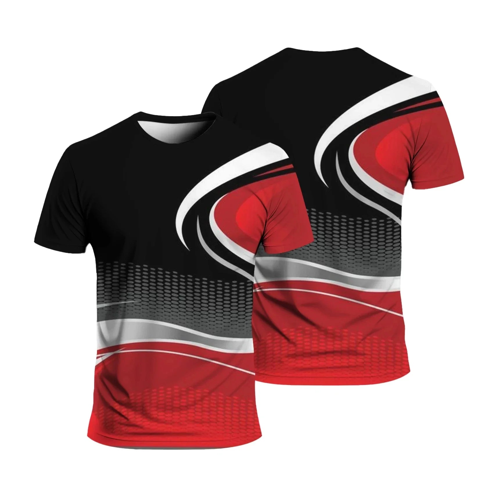 Gym T-Shirts Summer Fashion Sports Men's T-Shirt Loose Comfortable Daily Sportswear Running Man Casual Round Neck Short Sleeve