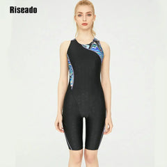 Women's One Piece Swimwear Racerback Bodysuit UV Protection Chlorine Resistant Anti-Pilling Boyleg Swimsuit for Young Girls