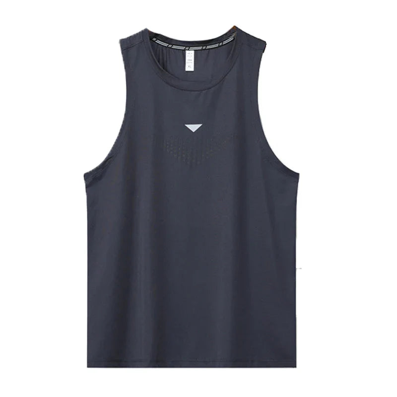 (M-3XL)Men Quick Dry Running Sport Vest Loose Fit Basketball Vest Plus Size Gym Singlets Fitness Tops Workout Sleeveless Shirt