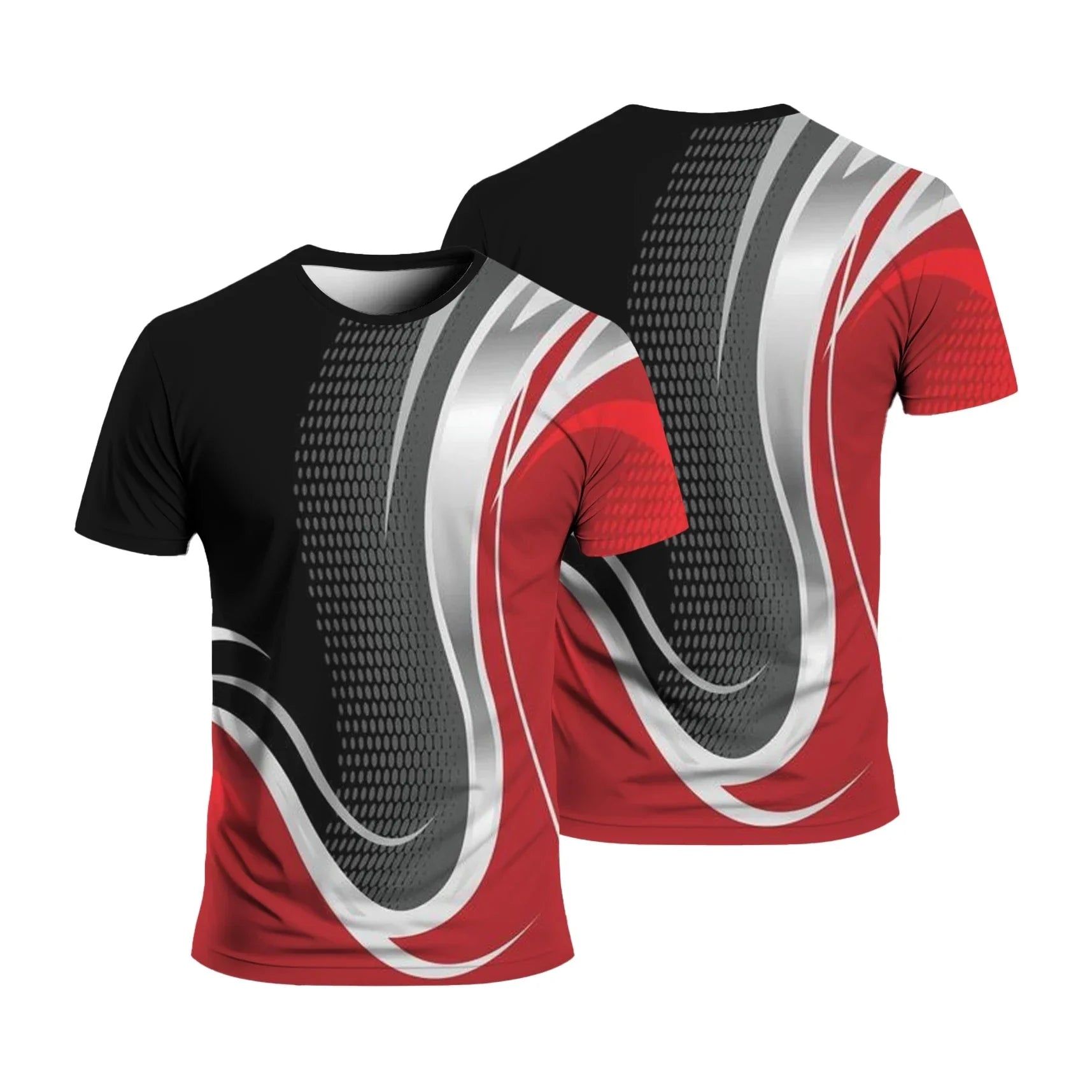Gym T-Shirts Summer Fashion Sports Men's T-Shirt Loose Comfortable Daily Sportswear Running Man Casual Round Neck Short Sleeve