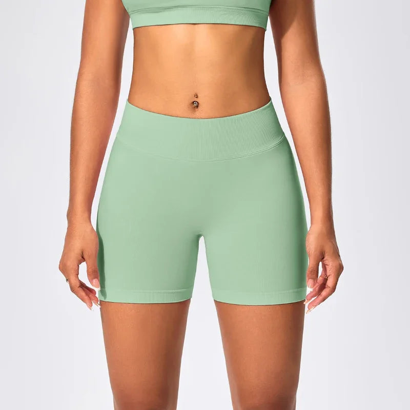 Recoil 5" Anti-Tear Scrunch Tech Booty Gym Yoga Sport Shorts Active Fitness Contour Shorts Workout Shorts for Women
