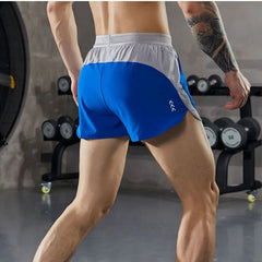 Men's Solid Drawstring Waist Pocket Shorts, Regular Fit Casual Breathable Quick Drying Swimming Shorts, Men's Bottoms for Summer