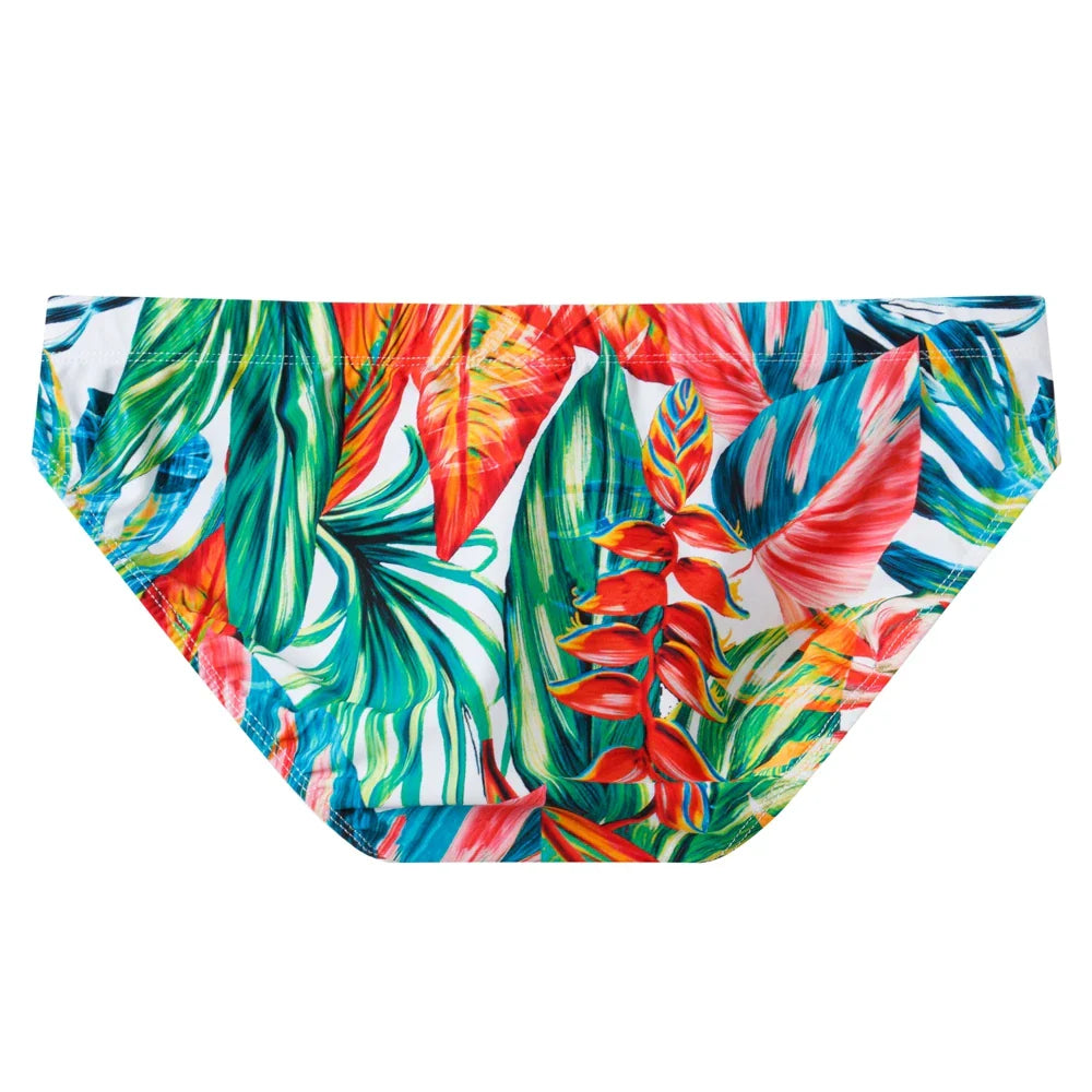Colourful Design Bright Colour Options Briefs Swimwear Beach Short Swimsuit