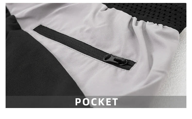 Men's Solid Drawstring Waist Pocket Shorts, Regular Fit Casual Breathable Quick Drying Swimming Shorts, Men's Bottoms for Summer