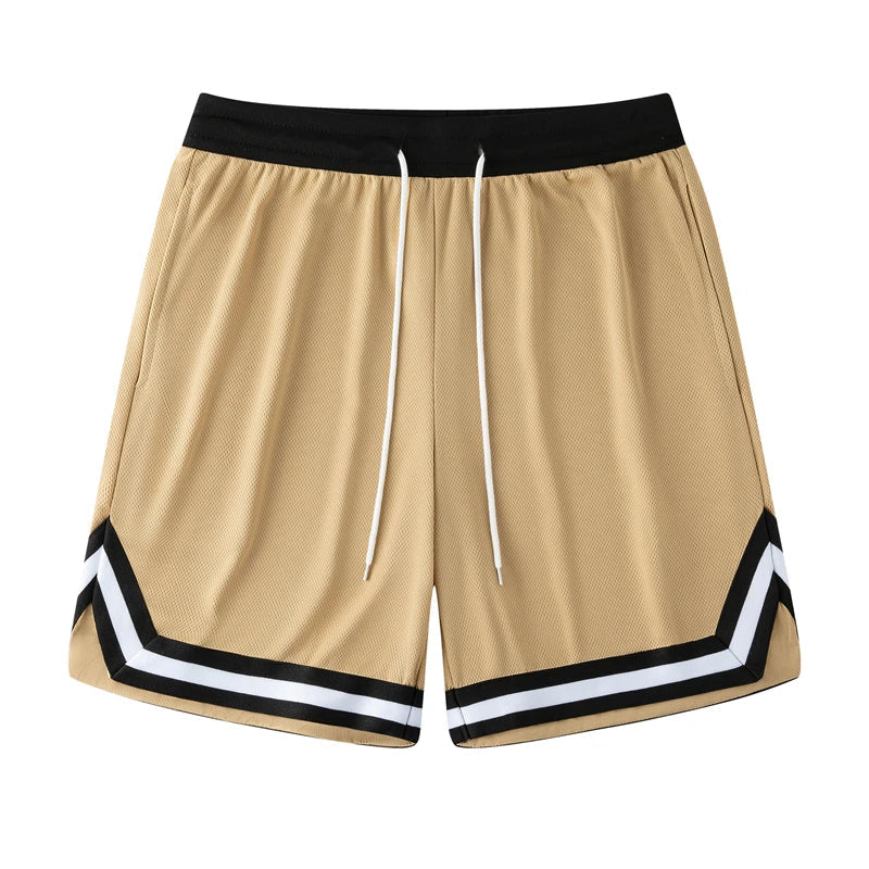 Simple Striped Graphic Beach Shorts For Men Fashion Summer Holiday Vacation 3D Printed Short Pants Casual Oversized