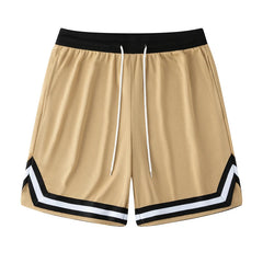 Simple Striped Graphic Beach Shorts For Men Fashion Summer Holiday Vacation 3D Printed Short Pants Casual Oversized