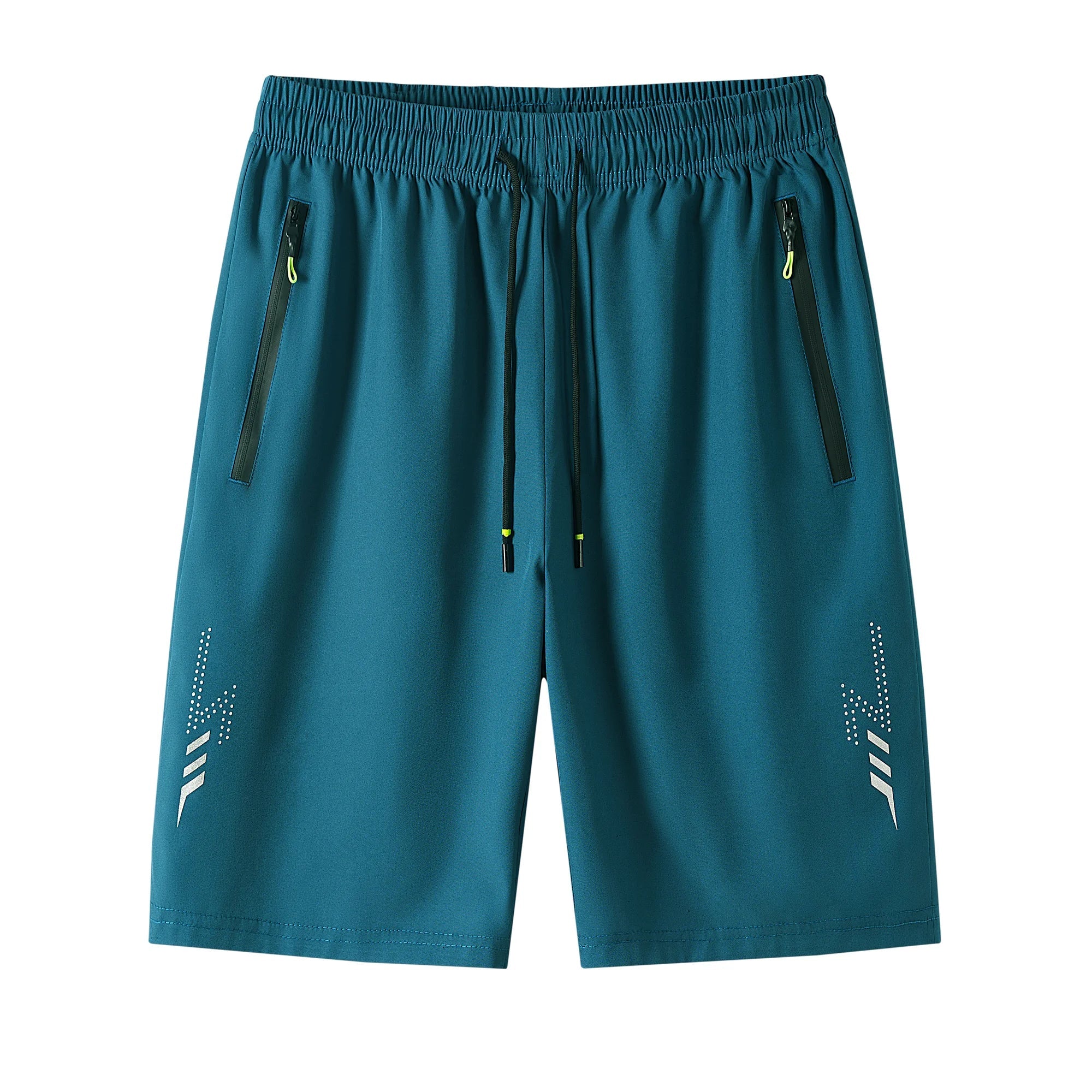 [USA Size] Men'S Beach Quick Dry Running Sports Board Black Shorts Summer Casual Classic Oversize Pants