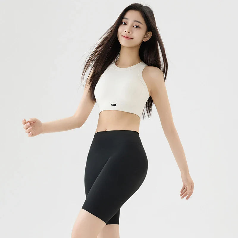 Summer Thin Seamless Sharkskin Cycling Shorts Women Tight Elastic Sport Fitness Running Biker Shorts Slim Gym Yoga Shorts