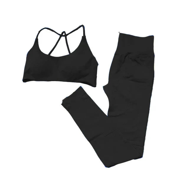 1/2PCS Sportswear Dynamic Twist Women Tracksuits Yoga Set Gym Fitness Jacket Sports Bra Gym Scrunch Leggings Active Wear
