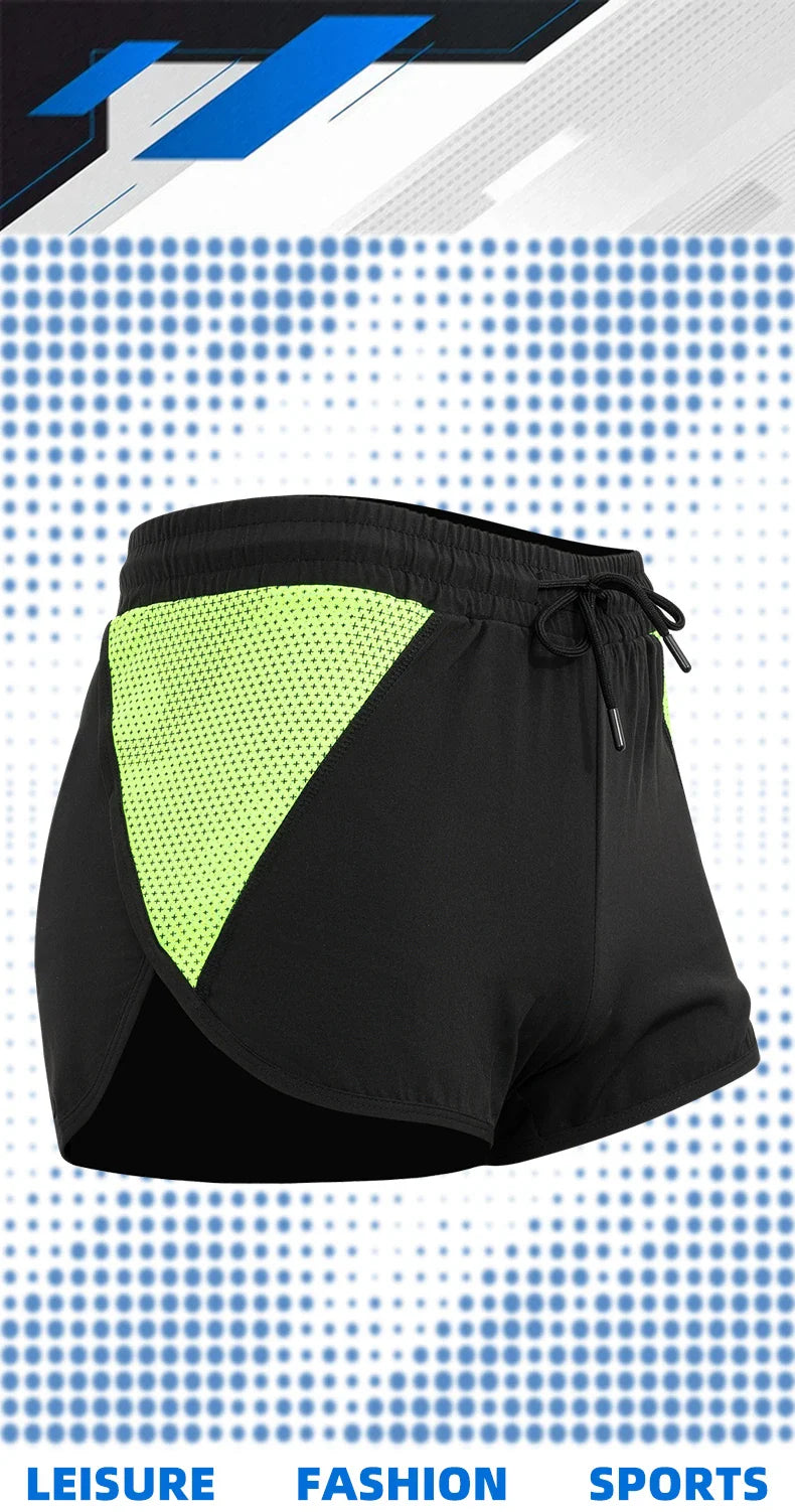 Men's Running Shorts with Zipper Pockets, Black Athletic Shorts for Men Gym Shorts with Liner