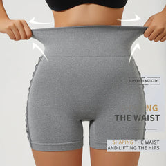Side Hollow out Yoga Shorts Seamless Slim Shorts Outdoor Sports High Elastic High Waist Hip Lifting Gym Three Point Shorts