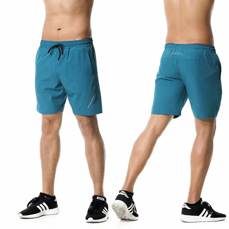 (S-3XL)Sports Shorts Men's Running Summer Cooling Thin Quick Dry Basketball Loose Fitness Training Casual Capris Short Pants
