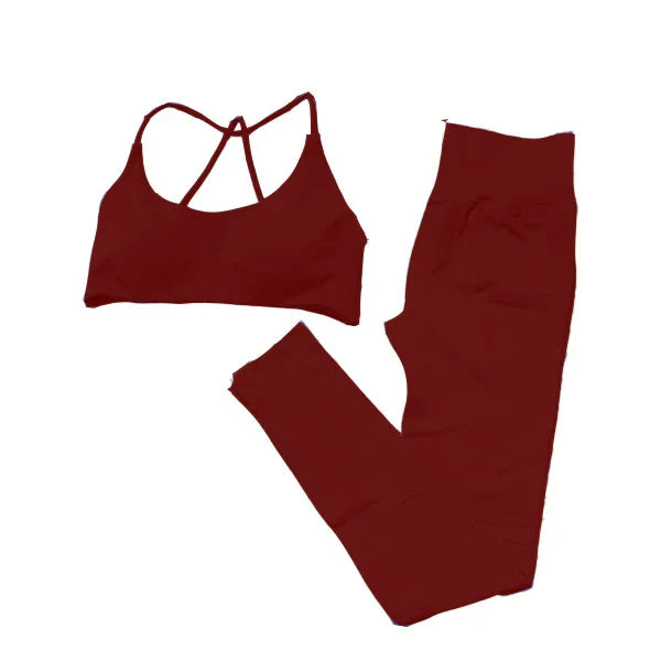 1/2PCS Sportswear Dynamic Twist Women Tracksuits Yoga Set Gym Fitness Jacket Sports Bra Gym Scrunch Leggings Active Wear