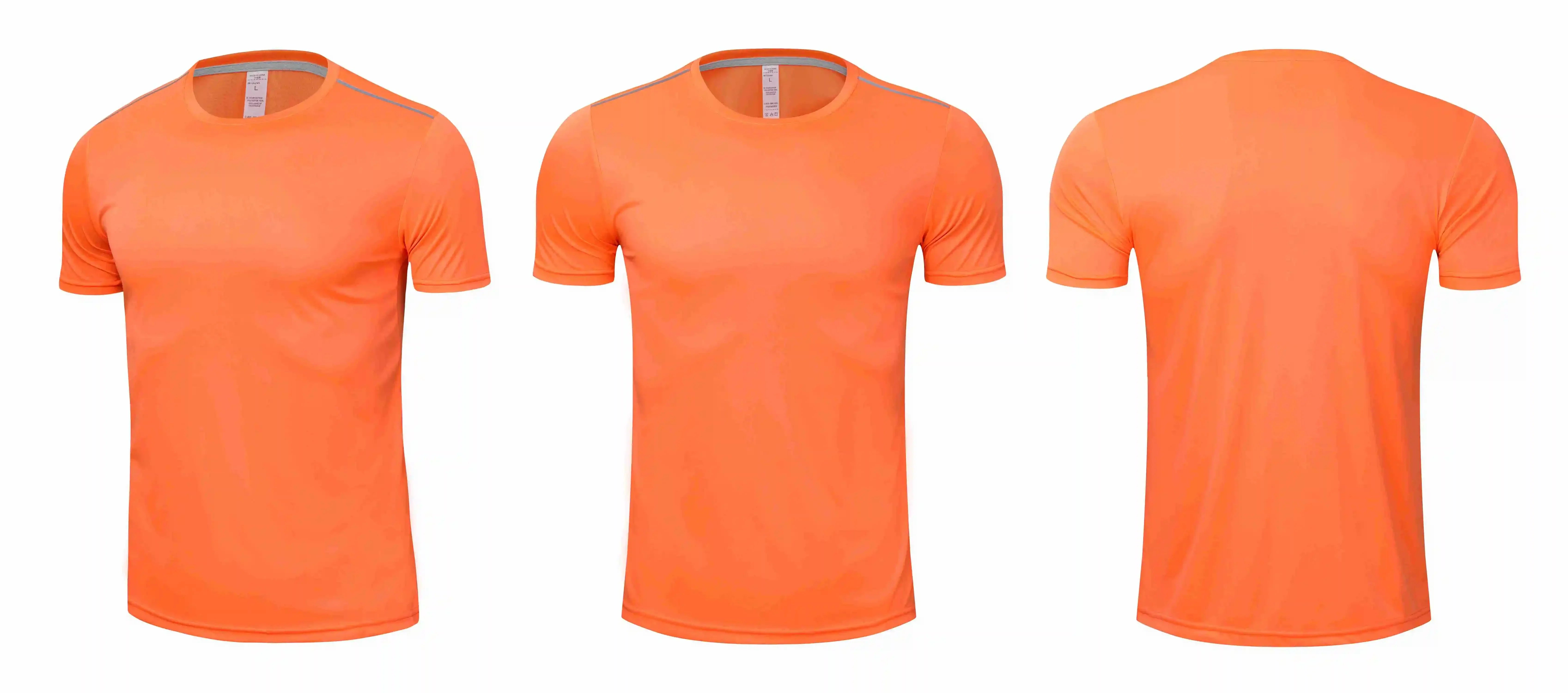 High quality spandex Men Women Kids Running T Shirt Quick Dry Fitness Shirt Training exercise Clothes Gym Sports Shirts Tops