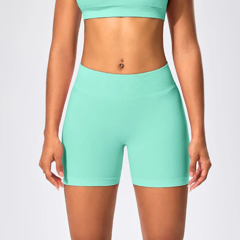 Recoil 5" Anti-Tear Scrunch Tech Booty Gym Yoga Sport Shorts Active Fitness Contour Shorts Workout Shorts for Women