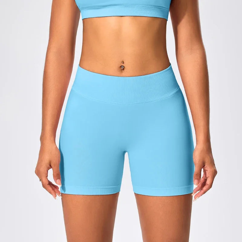 Recoil 5" Anti-Tear Scrunch Tech Booty Gym Yoga Sport Shorts Active Fitness Contour Shorts Workout Shorts for Women