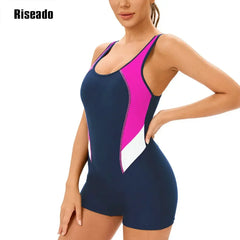 Women's One Piece Slimming Swimwear Beach Bathing Suit Indoor Pool Korea Swimsuit