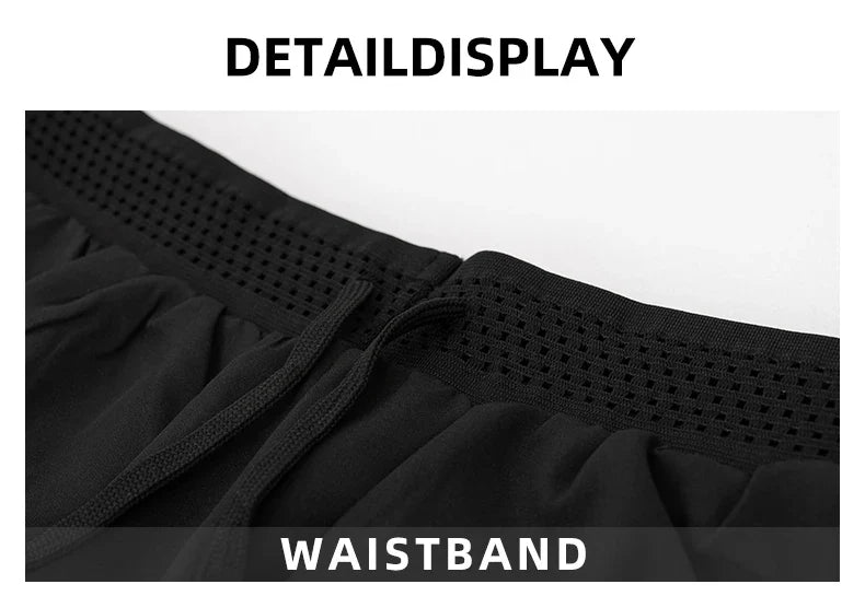 Men's Solid Drawstring Waist Pocket Shorts, Regular Fit Casual Breathable Quick Drying Swimming Shorts, Men's Bottoms for Summer