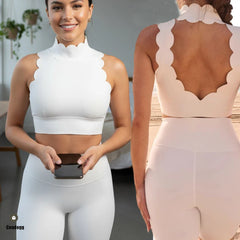 2PCS Yoga Set Women Gym Sportswear Sport Bra Beauty Back Workout Tops High Waist Yoga Pants Hip Lift Gym Leggings