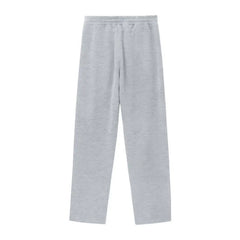 Casual Streetwear Men's Trendy Side Breasted Design Baggy Pants Spring Autumn Men's Straight Leg Drawstring Sweatpants