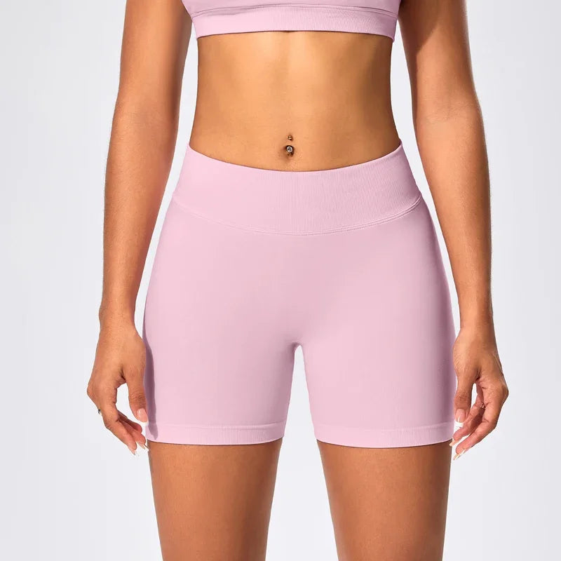 Recoil 5" Anti-Tear Scrunch Tech Booty Gym Yoga Sport Shorts Active Fitness Contour Shorts Workout Shorts for Women