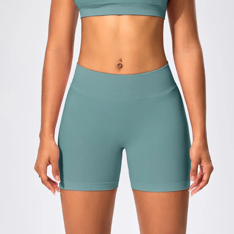 Recoil 5" Anti-Tear Scrunch Tech Booty Gym Yoga Sport Shorts Active Fitness Contour Shorts Workout Shorts for Women