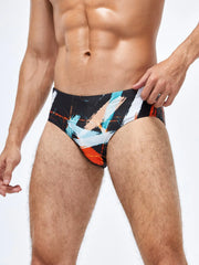 Men's Adult Swim Briefs Triangle Racing Professional Competition Questions: Reduce Resistance in  Tight Swimsuit