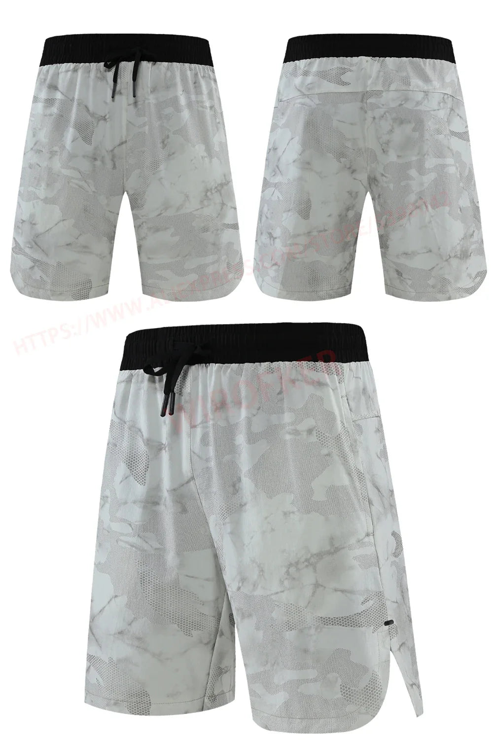 Men Fitness Shorts Quick Dry Sport Shirts Casual Beach Brand Short Camouflage Workout Running Shorts Breathable Gym Shorts