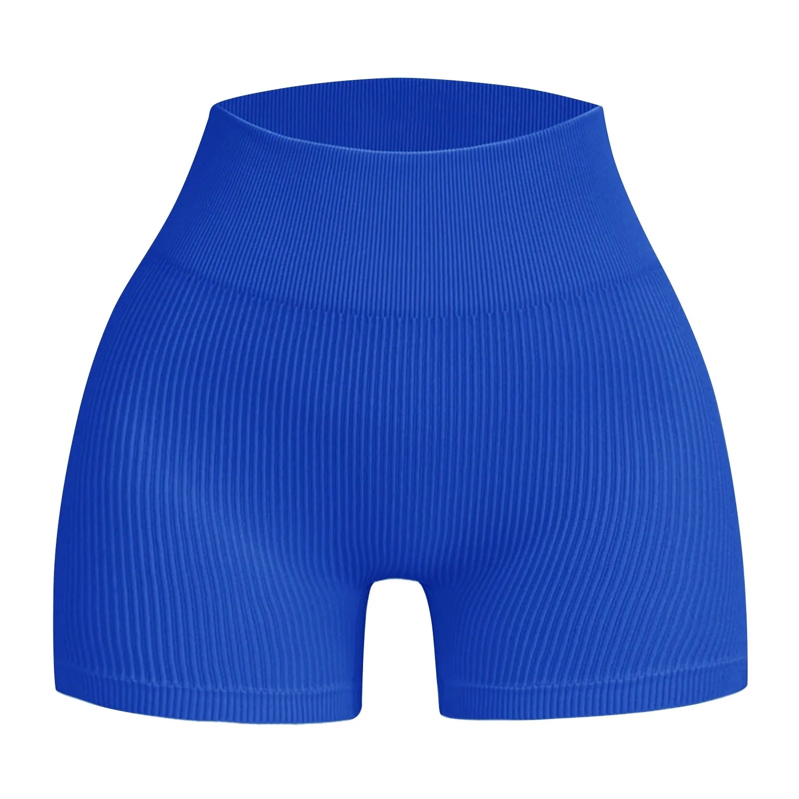 Women's High Waist Ribbed Seamless Yoga Shorts Squat Proof Hip Lifting Fitness Workout Running Sports Gym Leggings Sale