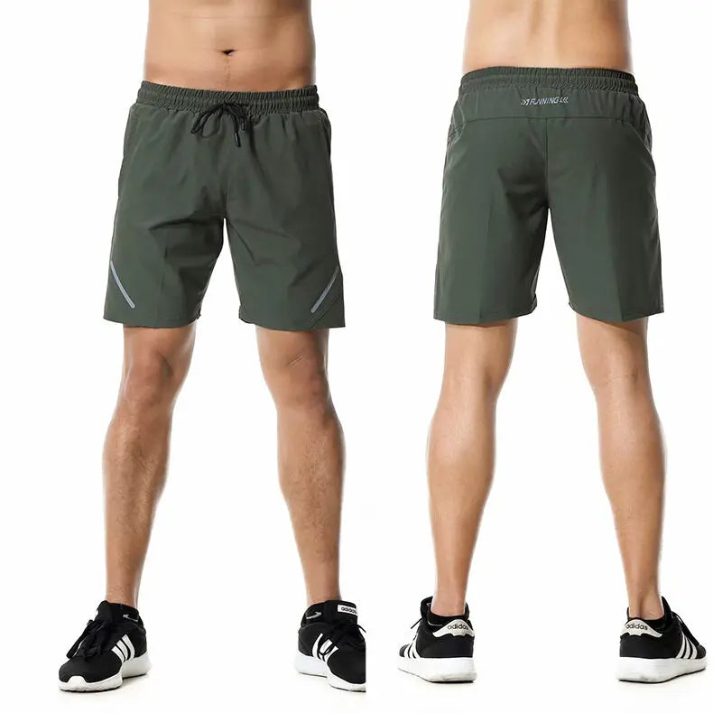 (S-3XL)Sports Shorts Men's Running Summer Cooling Thin Quick Dry Basketball Loose Fitness Training Casual Capris Short Pants