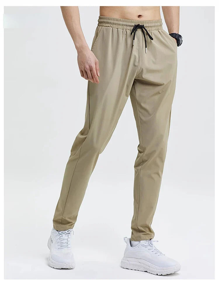 Pencil Pants Mens Gym Casual Sweatpants Pant Fishing Breathable Quick-Drying Ice Silk Outdoor Sports Cycling Jogging Training