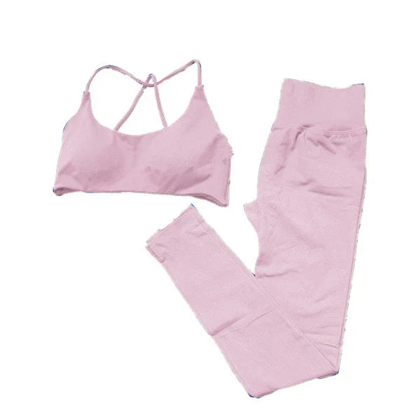 1/2PCS Sportswear Dynamic Twist Women Tracksuits Yoga Set Gym Fitness Jacket Sports Bra Gym Scrunch Leggings Active Wear