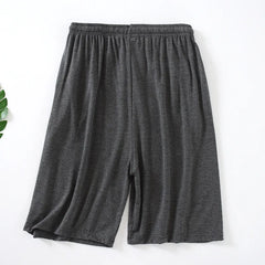 Plus Size 7XL 8XL Casual Sleep Shorts for Men Casual Modal Men's Pajamas Shorts Summer Soft Five Points Cotton Beach Shorts Male