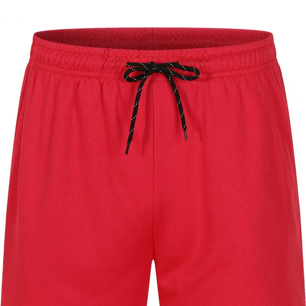 Men's Loose Large Shorts Summer Fashion Casual Beach Pants Drawstring Sports Running Straight With Pockets Shorts