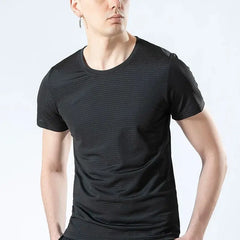 Plus Size 10XL 150KG summer Men sports Quick dry tshirts Short sleeve hole Breathable out door tees large size elasticity tops