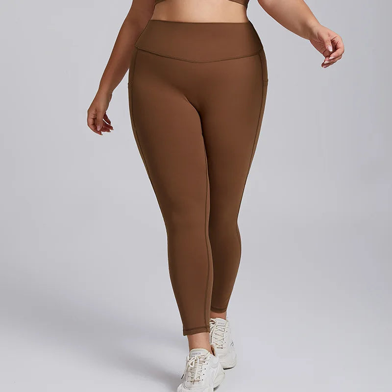 Yoga Set Women Plus Size Workout Outfit Curvy Women Sports Bra Gym Leggings Super Stretch Fitness Suit 3XL Women Activewear Sets