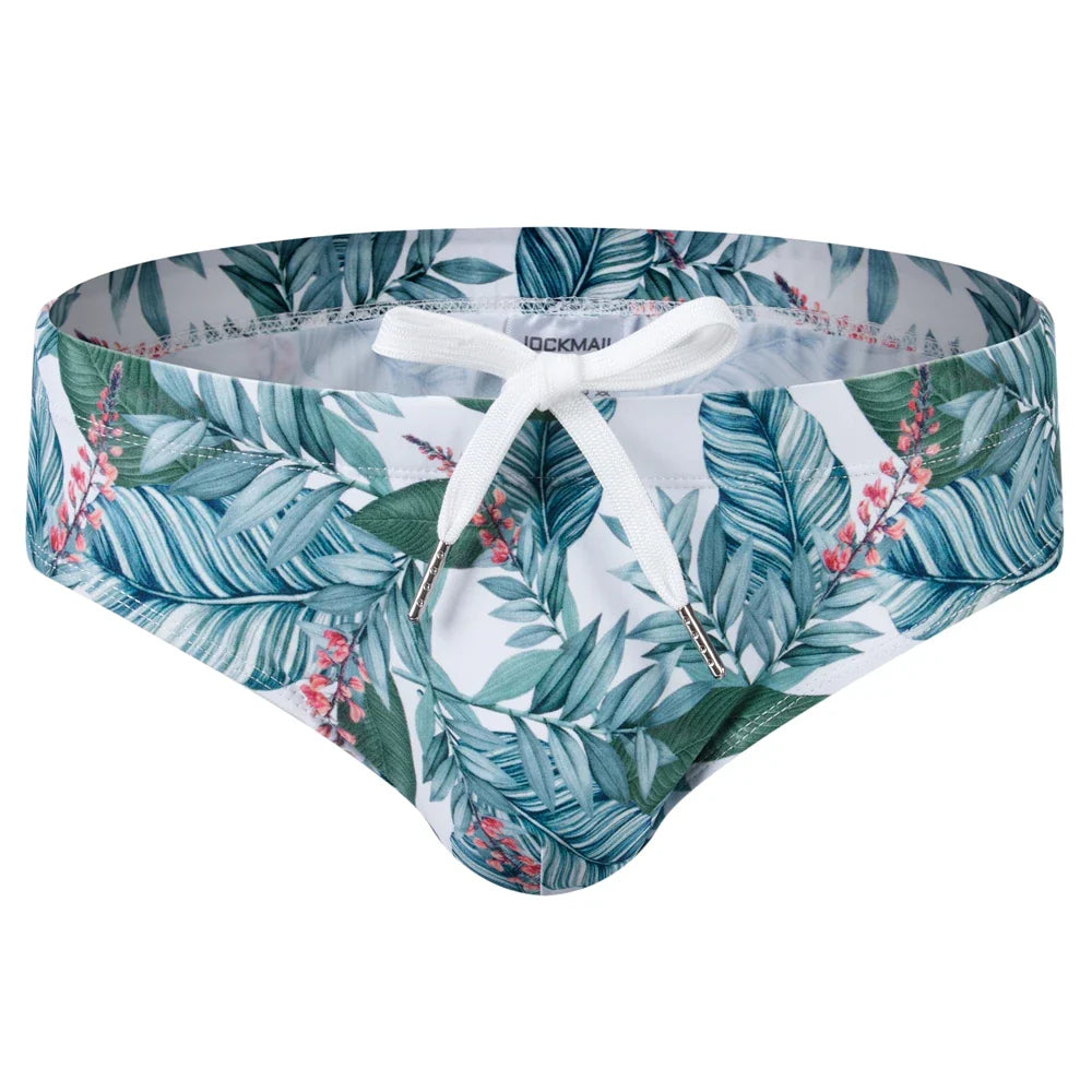 Mens Swimwear with Push-Up Multicolor Trunks Boxer Men Breathable Swim Suit Speed Matching Beach Shorts Bathers