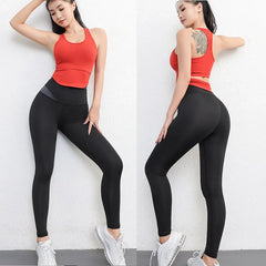 Yoga Crop Tops Racer Back Gym Bras Waist Slim Strap Fitness Vest Gym Crops Sports Tops Active Wear Golf Top