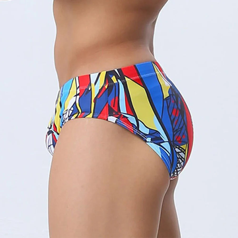 Men's Swim Briefs Swimwear Trunks Board Surfing Beach Shorts Swimsuit With Cup Underwear Hombre Breathable Bikini Underpants
