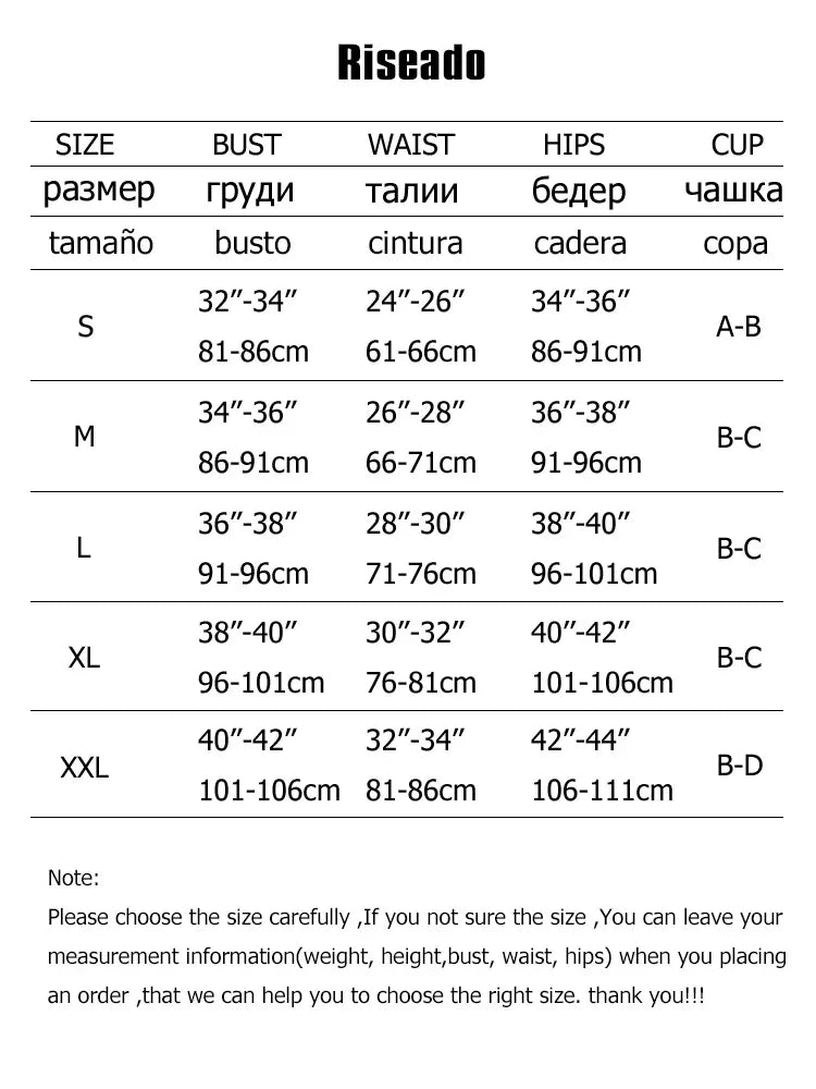 Riseado Women's Bikini Set Two Piece Swimsuits High Waisted Scoop Neck Spaghetti Adjustable Straps Textured