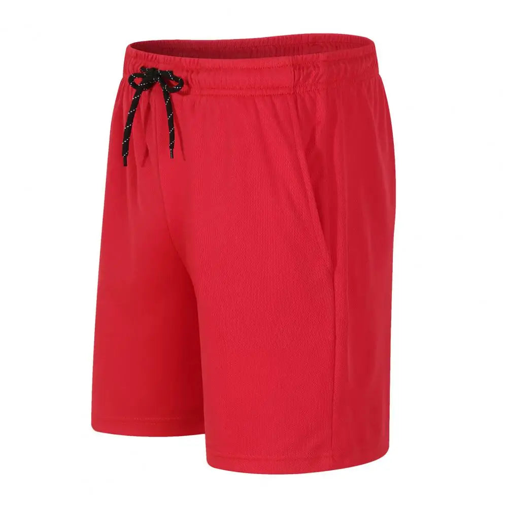 Men's Loose Large Shorts Summer Fashion Casual Beach Pants Drawstring Sports Running Straight With Pockets Shorts